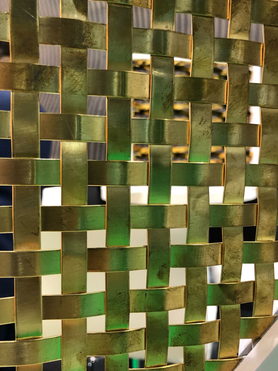 gold expanded metal